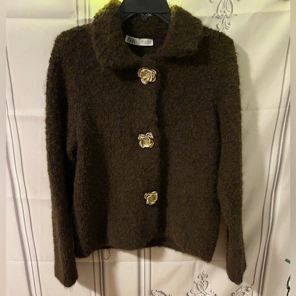 NWT ZARA FAUX FUR KNIT CARDIGAN FLOWER SIZE S
🚨FIRM PRICE NO DISCOUNT - Picture 7 of 13